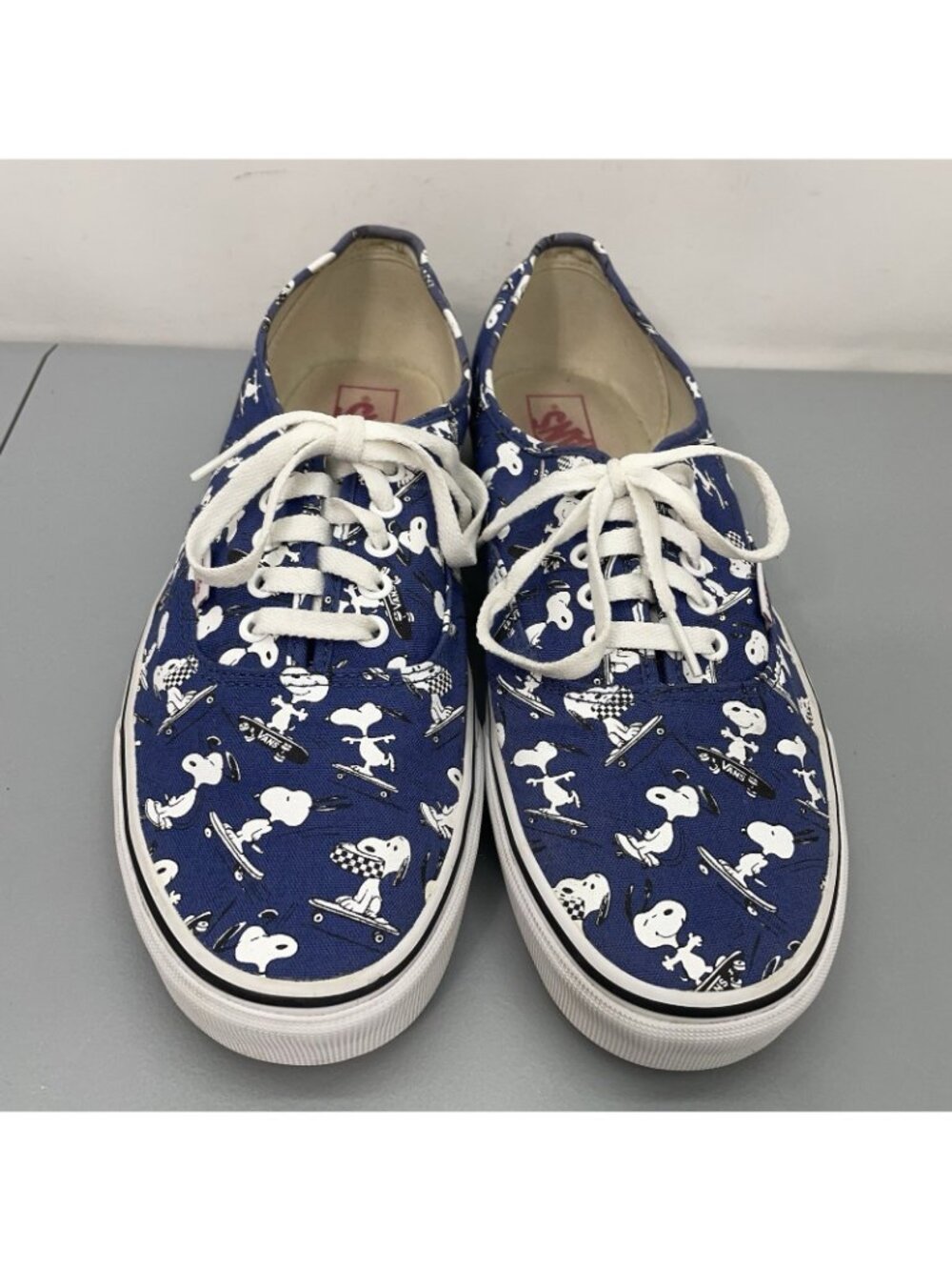Vans x Peanuts Canvas Sneakers Shoes Snoopy Skateboarding Blue Mens 12 - Picture 5 of 14